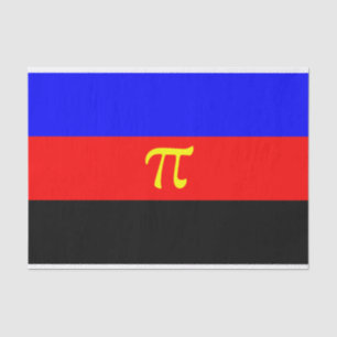 Polyamory Pride Flag Tissue Paper