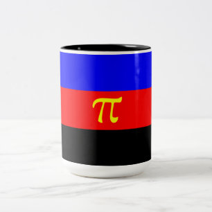 Polyamory Pride Flag Two-Tone Coffee Mug