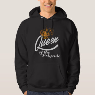 Polyamory Queen Of The Polycule Threelationship Po Hoodie