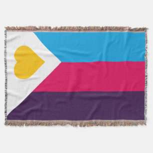Polyamory Throw Blanket