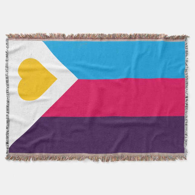 Polyamory Throw Blanket (Front)