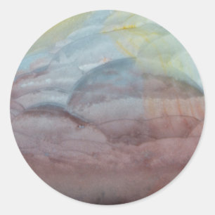 Polychrome Jasper Classic Round Sticker
