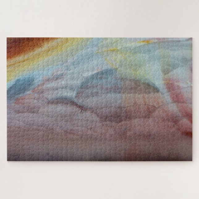 Polychrome Jasper Jigsaw Puzzle (Horizontal)