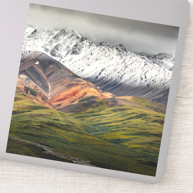 Polychrome mountain, Denali NP, Alaska (Detail)
