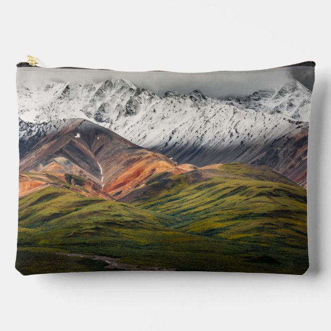 Polychrome mountain, Denali NP, Alaska Accessory Pouch (Front)