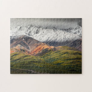 Polychrome mountain, Denali NP, Alaska Jigsaw Puzzle