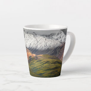 Polychrome mountain, Denali NP, Alaska Latte Mug