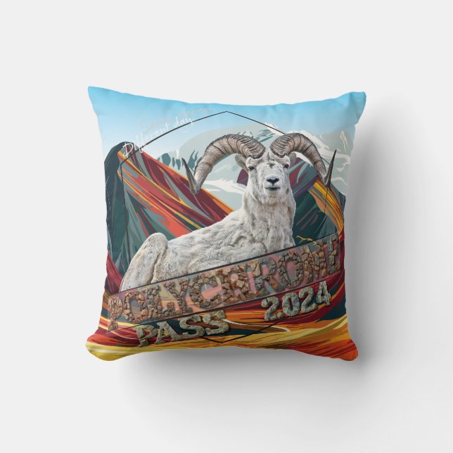 Polychrome Throw Pillow (Front)