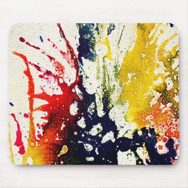 Polychromoptic #13B by Michael Moffa Mouse Pad (Front)