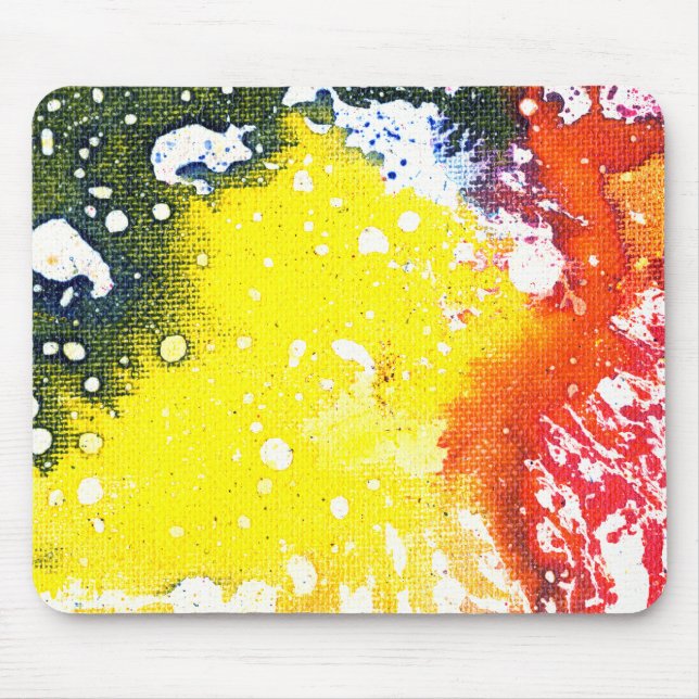 Polychromoptic #13E by Michael Moffa Mouse Pad (Front)