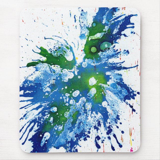 Polychromoptic #14 by Michael Moffa Mouse Pad (Front)