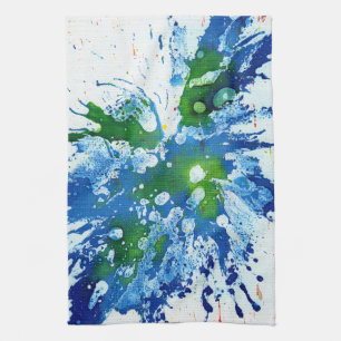 Polychromoptic #14 by Michael Moffa Tea Towel