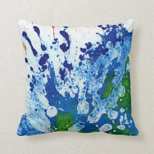 Polychromoptic #14B by Michael Moffa Cushion