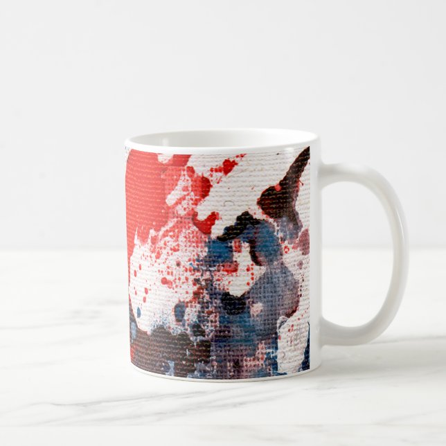 Polychromoptic #15A by Michael Moffa Coffee Mug (Right)