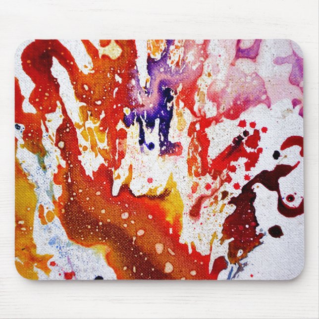 Polychromoptic #1A by Michael Moffa Mouse Pad (Front)