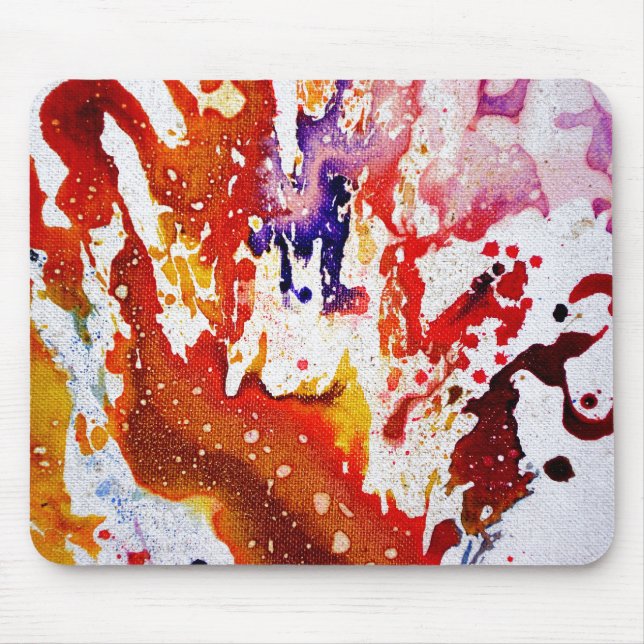 Polychromoptic #1A by Michael Moffa Mouse Pad (Front)