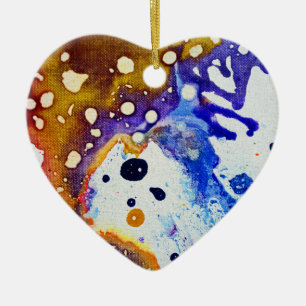 Polychromoptic #1B by Michael Moffa Ceramic Ornament