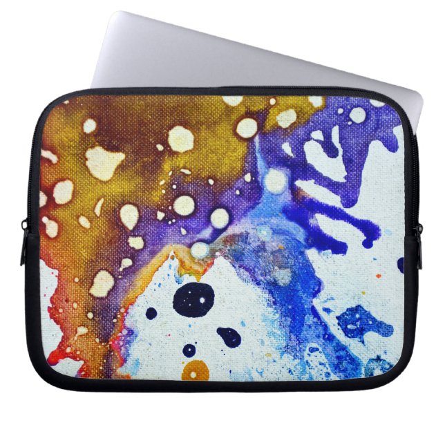 Polychromoptic #1B by Michael Moffa Laptop Sleeve (Front)