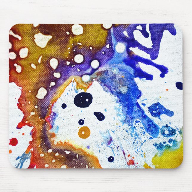 Polychromoptic #1B by Michael Moffa Mouse Pad (Front)