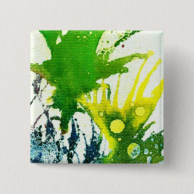 Polychromoptic #2B by Michael Moffa 15 Cm Square Badge (Front)