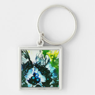 Polychromoptic #2C by Michael Moffa Key Ring