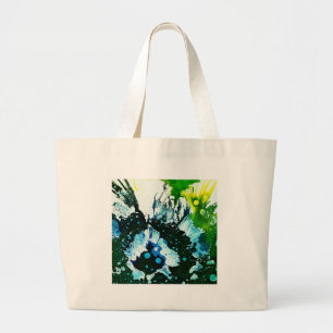 Polychromoptic #2C by Michael Moffa Large Tote Bag
