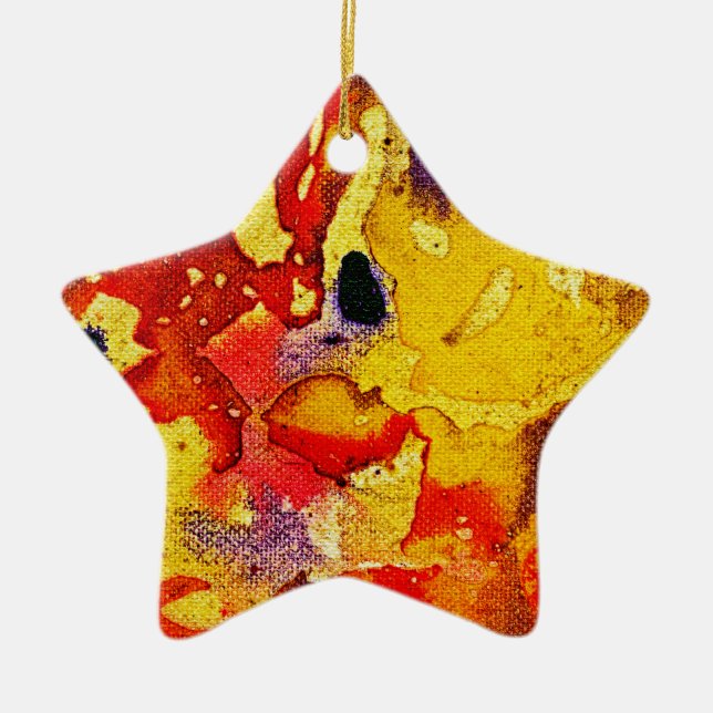 Polychromoptic #3 by Michael Moffa  Ceramic Ornament (Front)