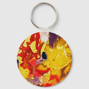Polychromoptic #3 by Michael Moffa Key Ring