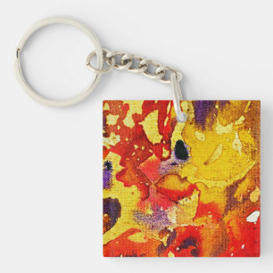 Polychromoptic #3 by Michael Moffa Key Ring