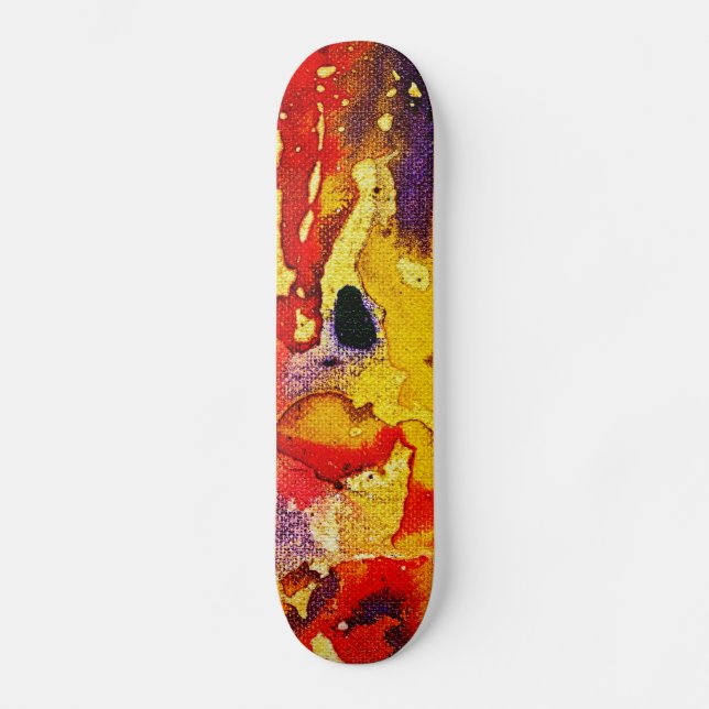 Polychromoptic #3 by Michael Moffa Skateboard (Front)