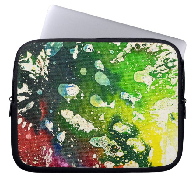 Polychromoptic #4 by Michael Moffa Laptop Sleeve (Front)