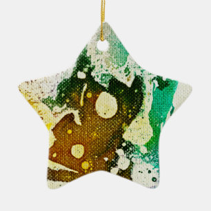 Polychromoptic #5 by Michael Moffa Ceramic Ornament