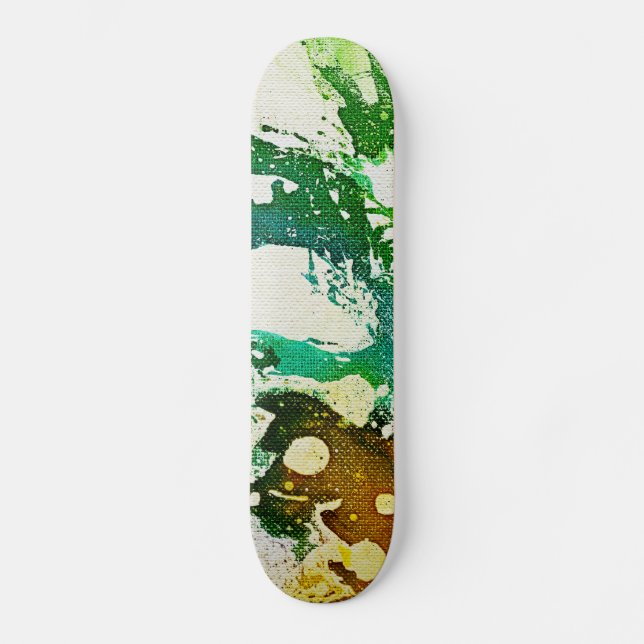 Polychromoptic #5 by Michael Moffa Skateboard (Front)