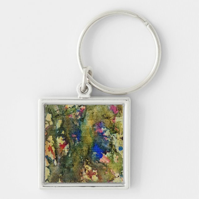 Polychromoptic #6 by Michael Moffa Key Ring (Front)