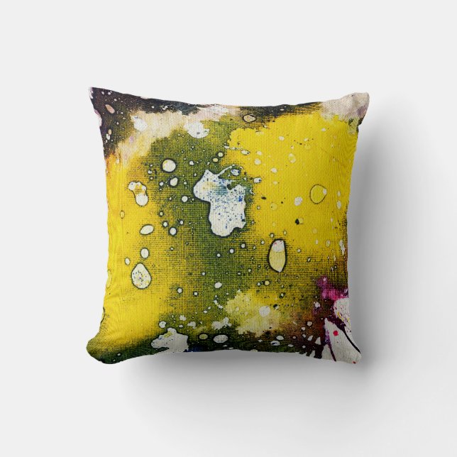 Polychromoptic #7 by Michael Moffa Cushion (Front)