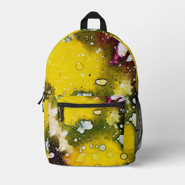 Polychromoptic 7 from Michael Moffa Printed Backpack (Front)