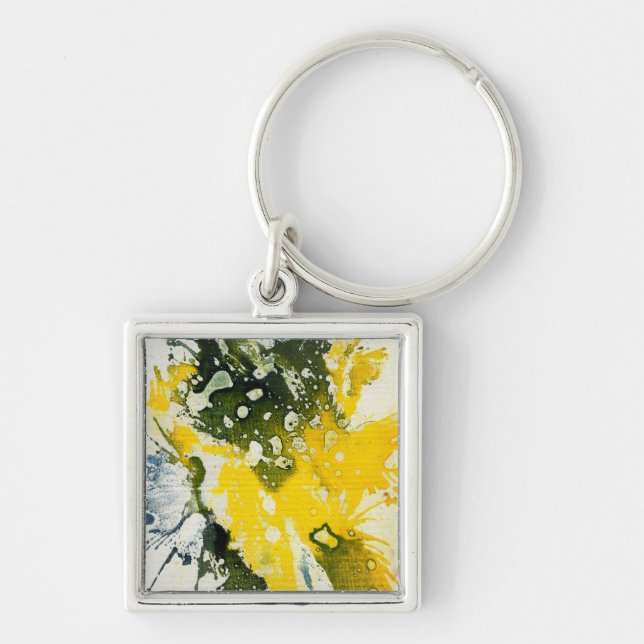 Polychromoptic #8 by Michael Moffa Key Ring (Front)