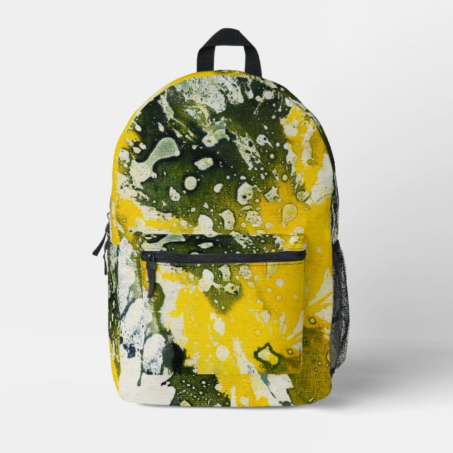 Polychromoptic 8 from Michael Moffa Printed Backpack (Front)