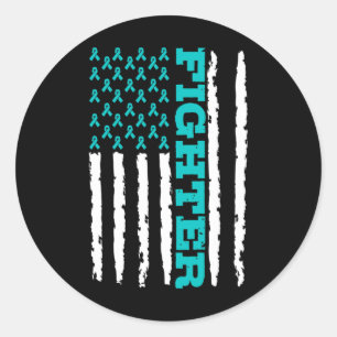 Polycystic Kidney Disease Awareness 2  Classic Round Sticker