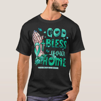 Polycystic Kidney Disease Awareness god bless fait T-Shirt