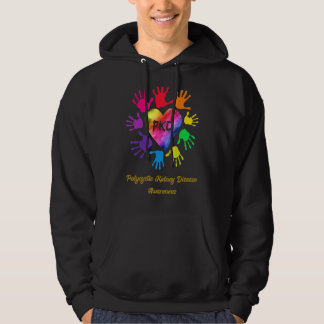 Polycystic Kidney Disease Awareness Hands Hoodie