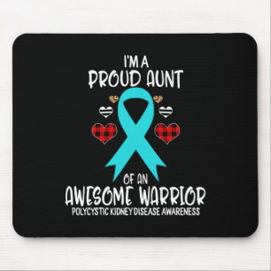 Polycystic Kidney Disease Awareness I'm Proud Aunt Mouse Pad