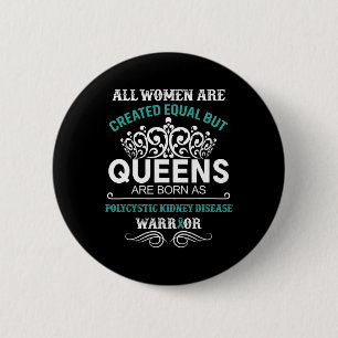 Polycystic Kidney Disease Awareness Ribbon 6 Cm Round Badge