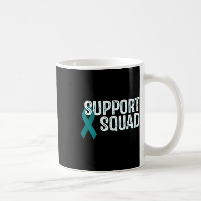 Polycystic Kidney Disease Awareness Support Squad  Coffee Mug (Right)