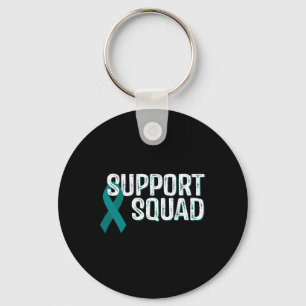 Polycystic Kidney Disease Awareness Support Squad Key Ring