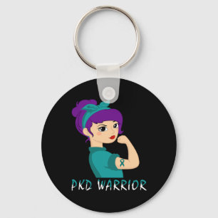 Polycystic Kidney Disease Pkd Awareness Women Supp Key Ring