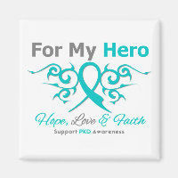 Polycystic Kidney Disease (PKD) Tribal Ribbon Hero