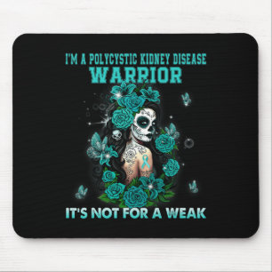 Polycystic Kidney Disease Sugar Skull Butterfly Aw Mouse Pad