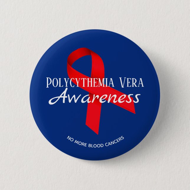 Polycythemia Vera Awareness Button (Front)