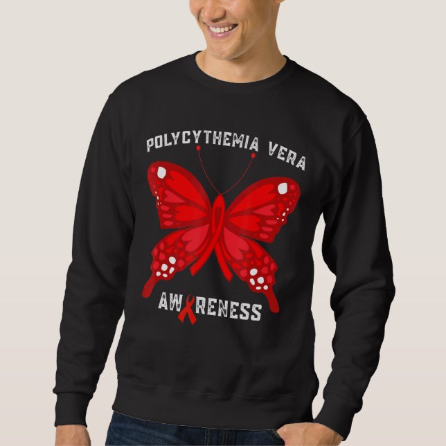 Polycythemia Vera Warrior 1 Sweatshirt (Front)
